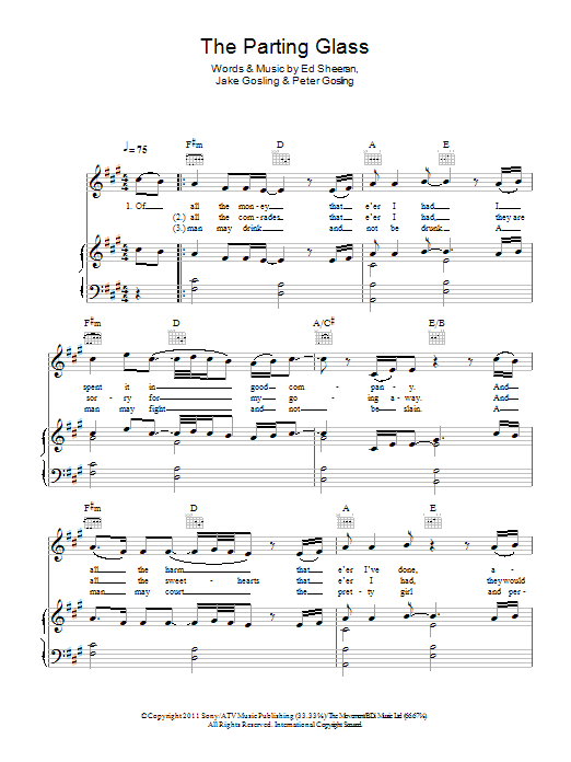 ed-sheeran-the-parting-glass-sheet-music-pdf-notes-chords-pop