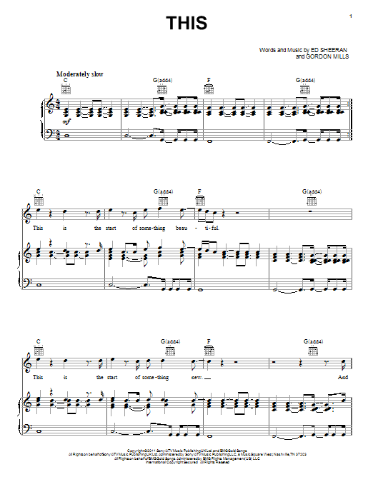 Ed Sheeran This sheet music for Piano, Vocal & Guitar (Right-Hand Melody) in minutes. Price: 7.8900$ Ed Sheeran This sheet music notes and chords. Download Printable PDF.