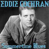 Download or print Eddie Cochran Summertime Blues Sheet Music Printable PDF 2-page score for Rock / arranged Real Book – Melody, Lyrics & Chords SKU: 480649