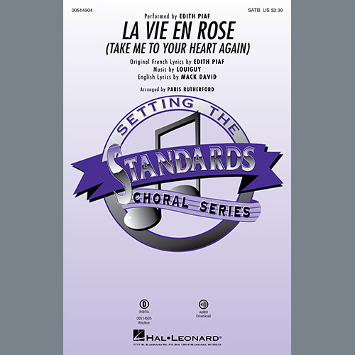 Édith Piaf La Vie En Rose (Take Me To Your Heart Again) (arr. Paris Rutherford) Profile Image
