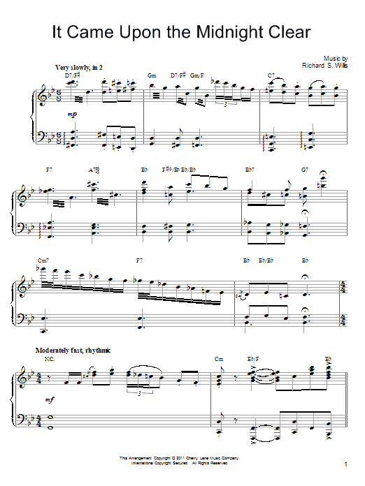 Learn to play Edmund Hamilton Sears It Came Upon A Midnight Clear sheet music for Piano Solo in minutes. Edmund Hamilton Sears It Came Upon A Midnight Clear sheet music notes and chords. Download Printable PDF.