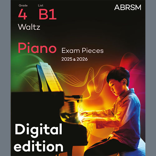 Edvard Grieg Waltz (Grade 4, list B1, from the ABRSM Piano Syllabus 2025 & 2026) Profile Image