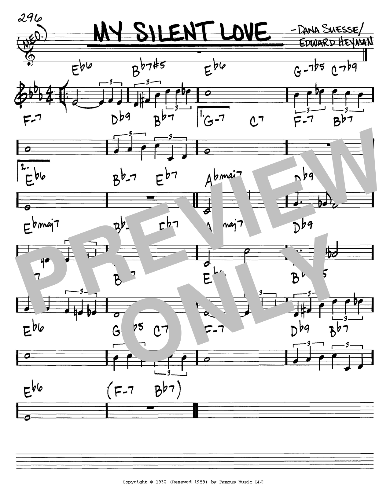 Edward Heyman My Silent Love sheet music for Piano, Vocal & Guitar (Right-Hand Melody) in minutes. Price: 7.8900$ Edward Heyman My Silent Love sheet music notes and chords. Download Printable PDF.