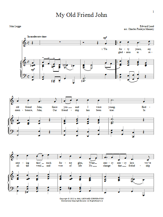 Learn to play Edward Land My Old Friend John sheet music for Piano & Vocal in minutes. Price: 6.9900$ Edward Land My Old Friend John sheet music notes and chords arranged for Piano & Vocal