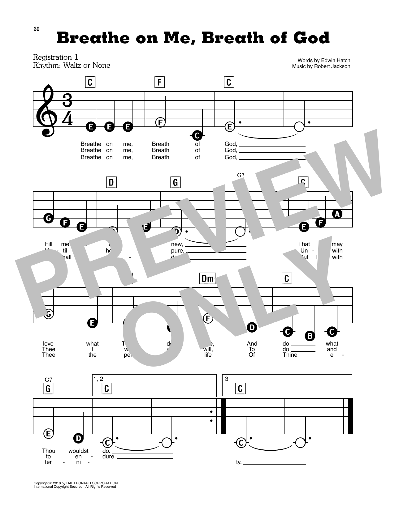 Edwin Hatch And Robert Jackson Breathe On Me Breath Of God Sheet Music Pdf Notes Chords Sacred Score E Z Play Today Download Printable Sku 446409