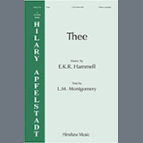 Download or print E.K.R. Hammell Thee Sheet Music Printable PDF 7-page score for Sacred / arranged SSAA Choir SKU: 1540735