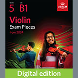 Download or print Elfrida Andrée Romance (Grade 5, B1, from the ABRSM Violin Syllabus from 2024) Sheet Music Printable PDF 3-page score for Classical / arranged Violin Solo SKU: 1341765