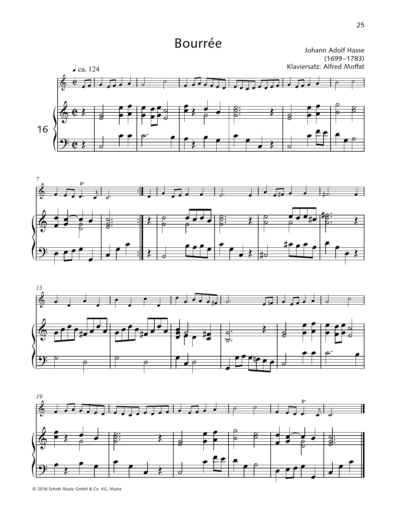 Elisabeth Kretschmann Bourree sheet music notes and chords. Download Printable PDF.