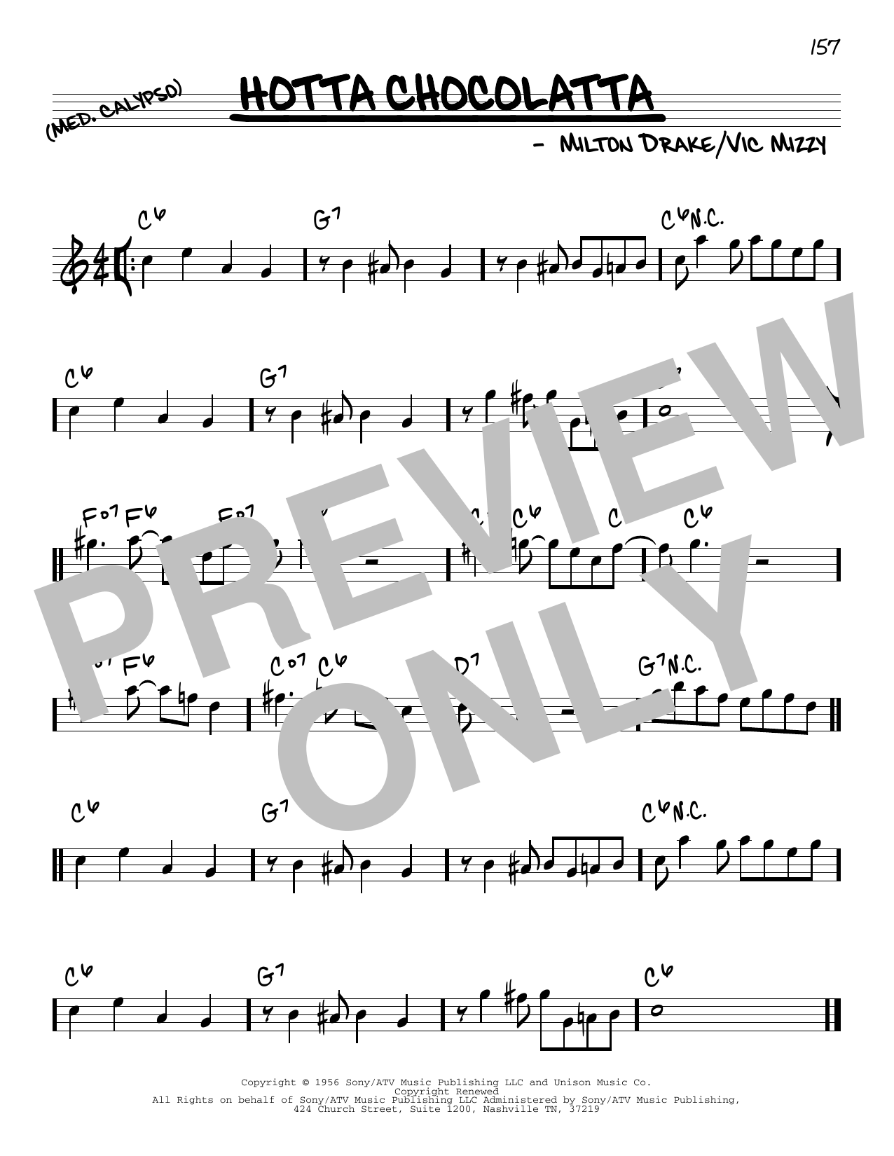 Ella Fitzgerald Hotta Chocolatta sheet music notes and chords. Download Printable PDF.