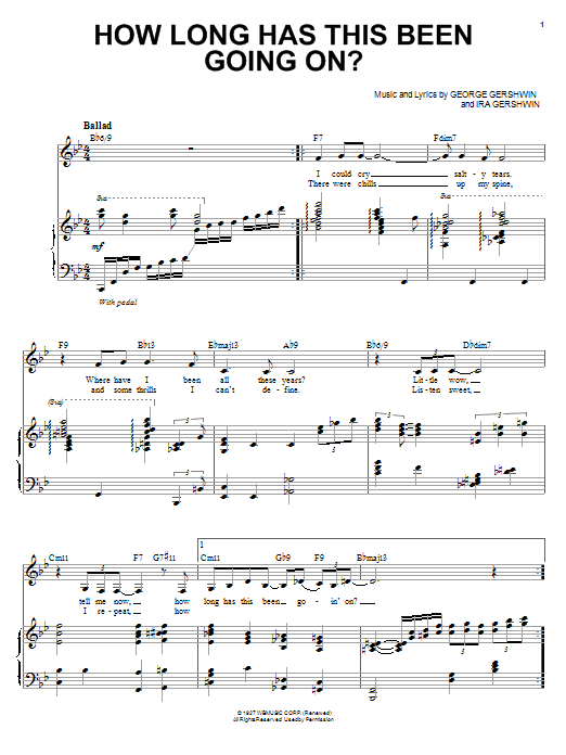 Ella Fitzgerald How Long Has This Been Going On Sheet Music For