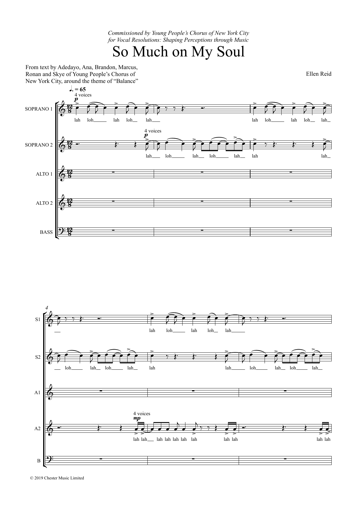 Ellen Reid So Much On My Soul sheet music notes and chords. Download Printable PDF.