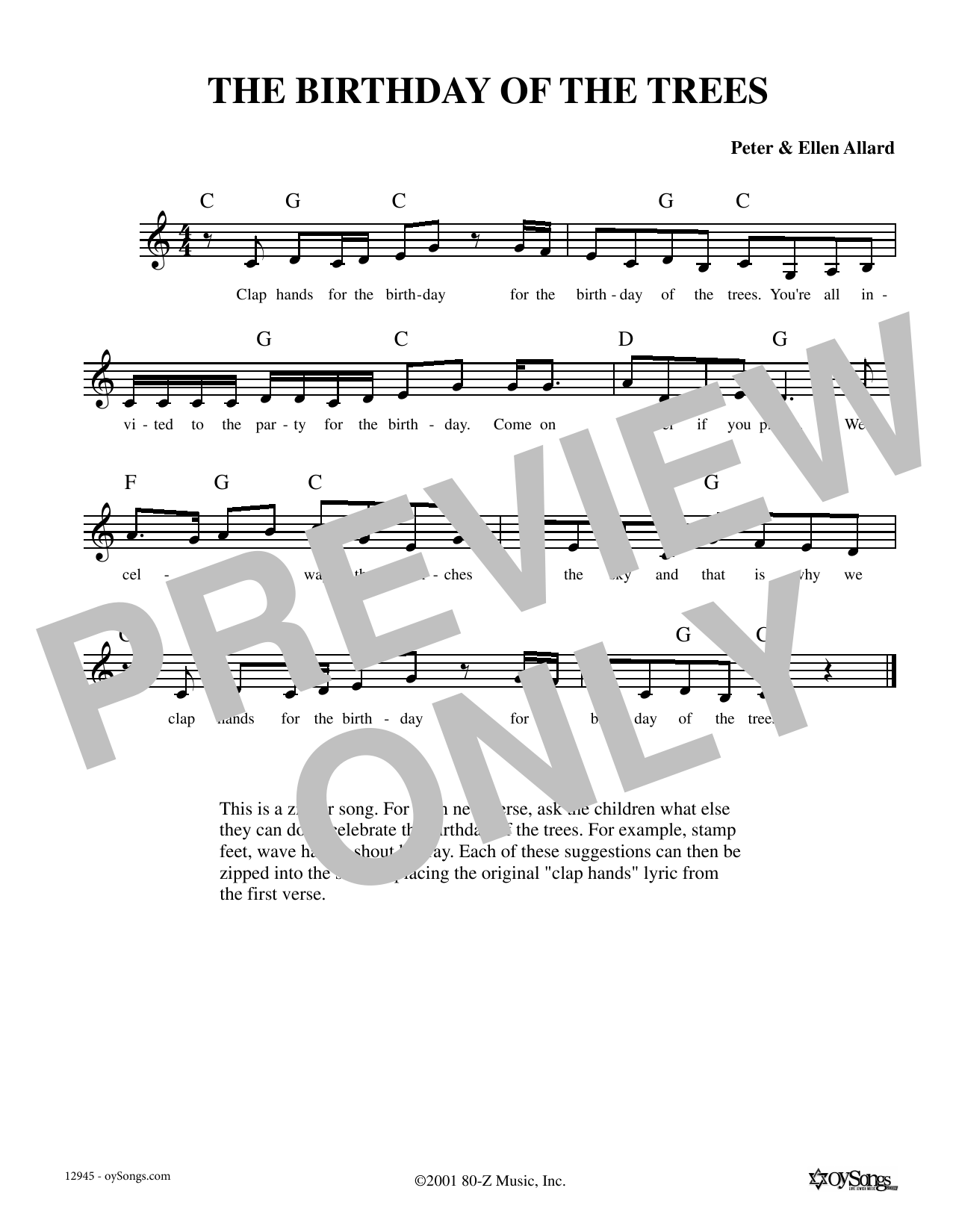 Learn to play Ellen Allard Birthday Of The Trees sheet music for Lead Sheet / Fake Book in minutes. Price: 5.9900$ Ellen Allard Birthday Of The Trees sheet music notes and chords arranged for Lead Sheet / Fake Book