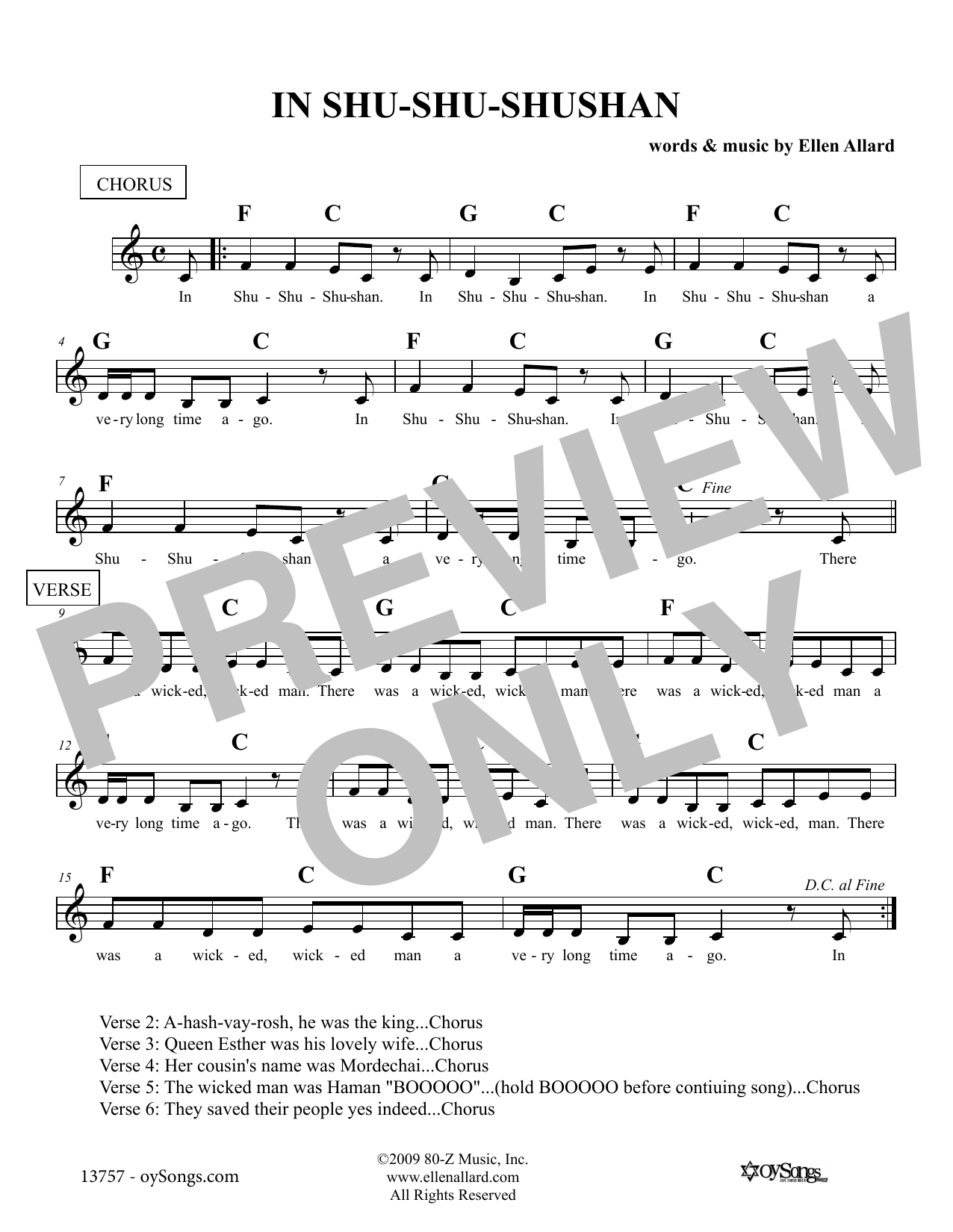 Learn to play Ellen Allard In Shu Shu Shushan sheet music for Lead Sheet / Fake Book in minutes. Price: 5.9900$ Ellen Allard In Shu Shu Shushan sheet music notes and chords arranged for Lead Sheet / Fake Book