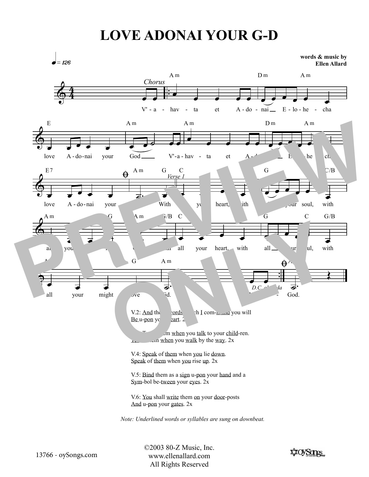 Learn to play Ellen Allard Love Adonai Your God sheet music for Lead Sheet / Fake Book in minutes. Price: 5.9900$ Ellen Allard Love Adonai Your God sheet music notes and chords arranged for Lead Sheet / Fake Book
