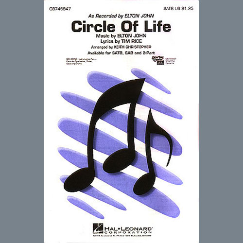 Elton John Circle Of Life (from The Lion King) (arr. Keith Christopher) Profile Image