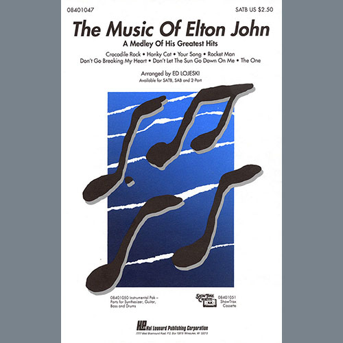 Elton John The Music of Elton John (A Medley Of His Greatest Hits) (arr. Ed Lojeski) Profile Image