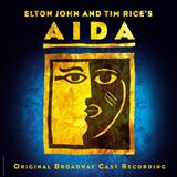 Download or print Elton John The Past Is Another Land (from Aida) Sheet Music Printable PDF 6-page score for Musical/Show / arranged Piano, Vocal & Guitar Chords SKU: 124055