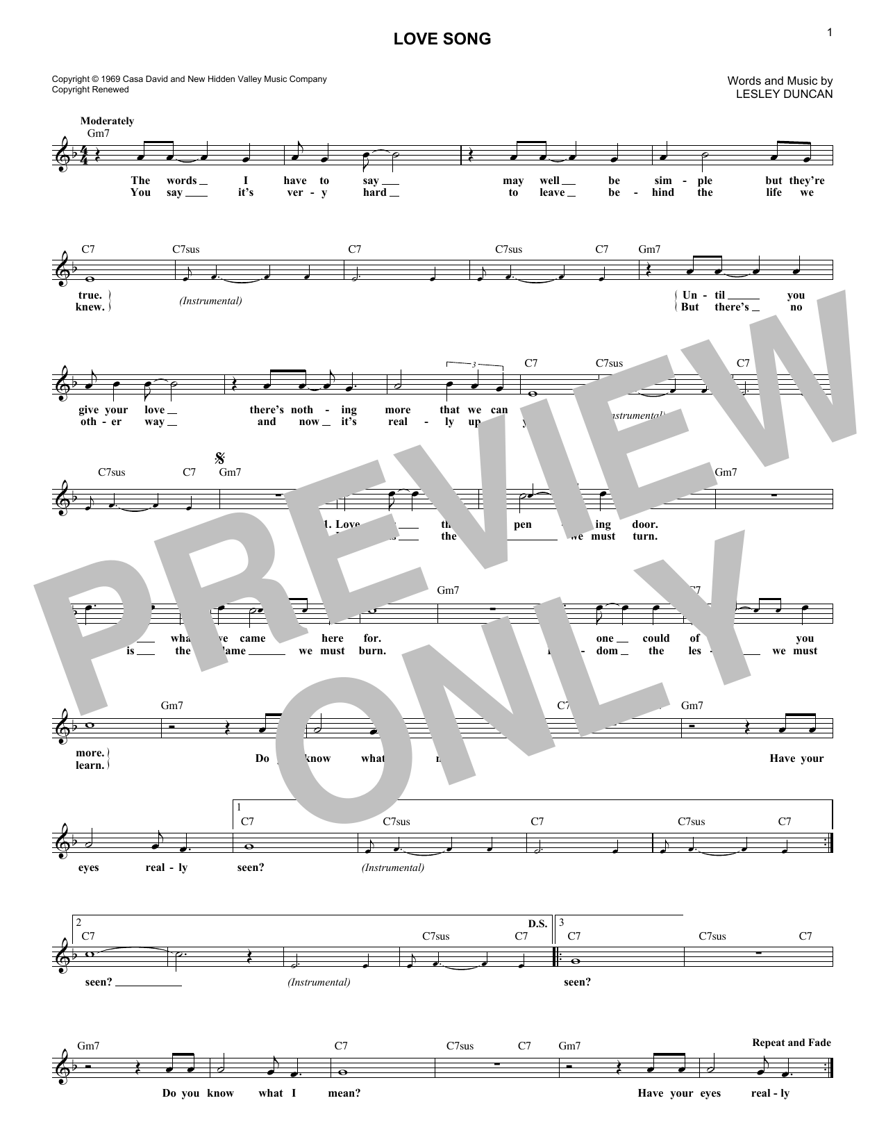 Elton John Love Song Sheet Music Pdf Notes Chords Love Score Lead Sheet Fake Book Download Printable Sku