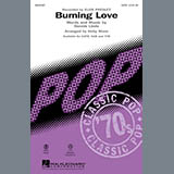 Download or print Kirby Shaw Burning Love Sheet Music Printable PDF 11-page score for Pop / arranged SATB Choir SKU: 285968