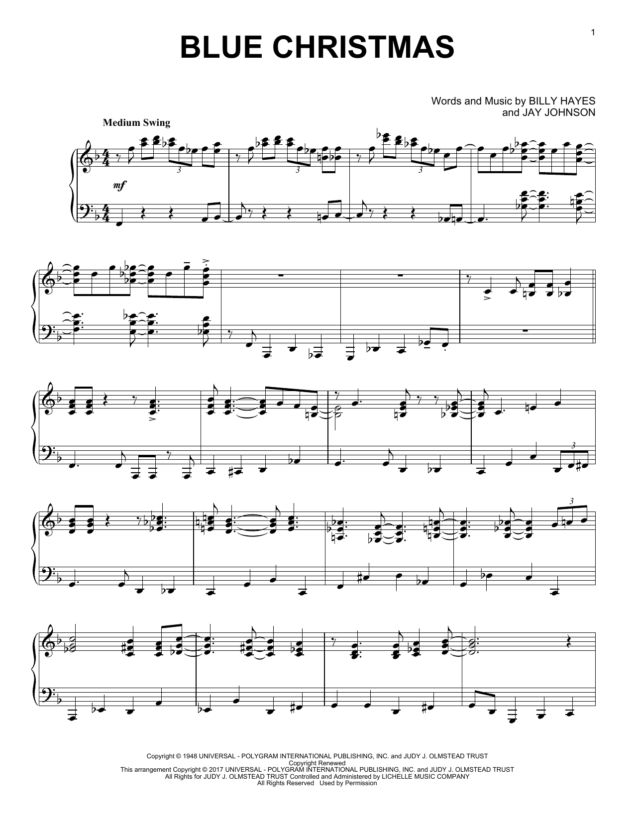 christmas jazz piano scores pdf