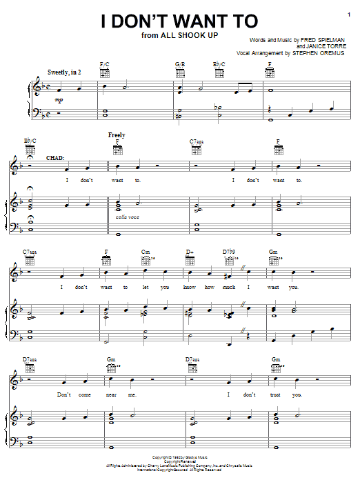 Learn to play Elvis Presley I Don't Want To sheet music for Piano, Vocal & Guitar (Right-Hand Melody) in minutes. Elvis Presley I Don't Want To sheet music notes and chords. Download Printable PDF.