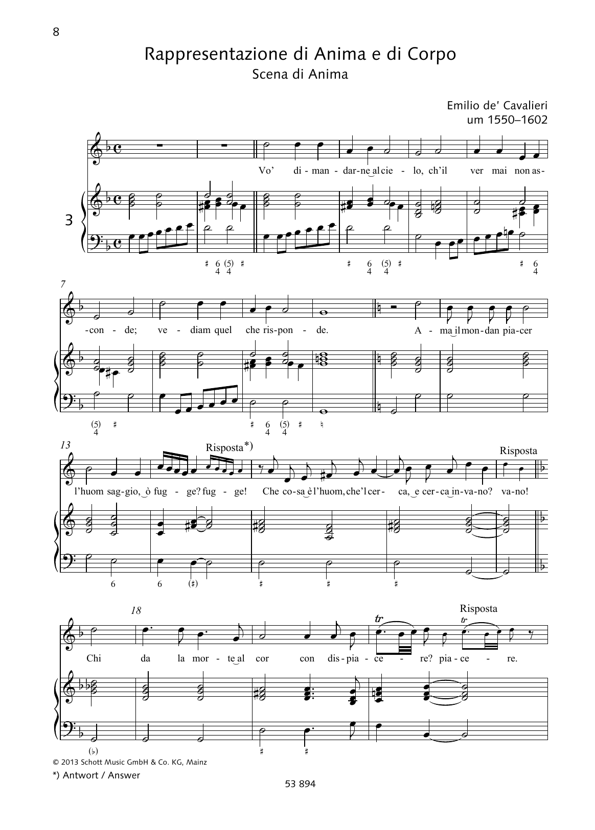 Learn to play Emilio de Cavalieri Vo' dimandarne al cielo sheet music for Piano & Vocal in minutes. Price: 6.9900$ Emilio de Cavalieri Vo' dimandarne al cielo sheet music notes and chords arranged for Piano & Vocal