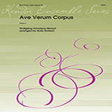 Download or print Emilson Ave Verum Corpus (K618) - Full Score Sheet Music Printable PDF 2-page score for Classical / arranged Brass Ensemble SKU: 354264.
