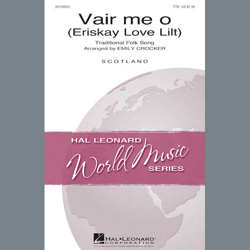 Vair Me O (Eriskay Love Lilt) (arr. Emily Crocker) cover image