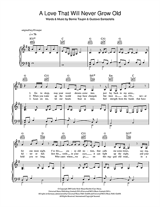 Emmylou Harris A Love That Will Never Grow Old sheet music notes and chords. Download Printable PDF.
