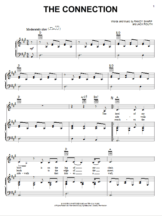 Emmylou Harris The Connection sheet music notes and chords. Download Printable PDF.