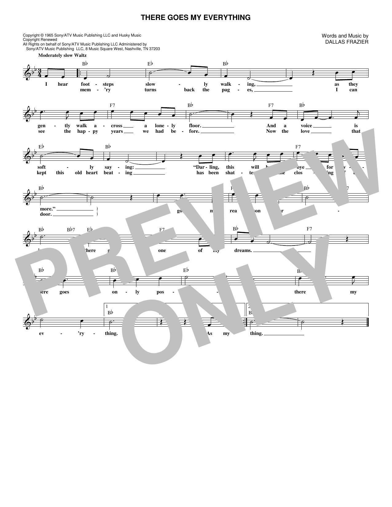 Learn to play Engelbert Humperdinck There Goes My Everything sheet music for Lead Sheet / Fake Book in minutes. Price: 5.9900$ Engelbert Humperdinck There Goes My Everything sheet music notes and chords arranged for Lead Sheet / Fake Book