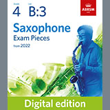 Download or print Errollyn Wallen Pas de deux (Grade 4 List B3 from the ABRSM Saxophone syllabus from 2022) Sheet Music Printable PDF 5-page score for Classical / arranged Alto Sax Solo SKU: 494081