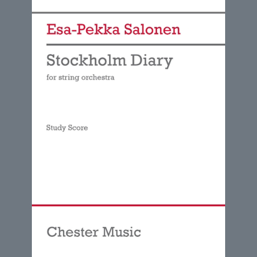 Esa-Pekka Salonen Stockholm Diary (Study Score) Profile Image