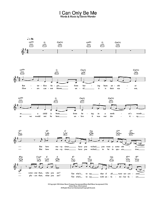Learn to play Eva Cassidy I Can Only Be Me sheet music for Lead Sheet / Fake Book in minutes. Eva Cassidy I Can Only Be Me sheet music notes and chords. Download Printable PDF.