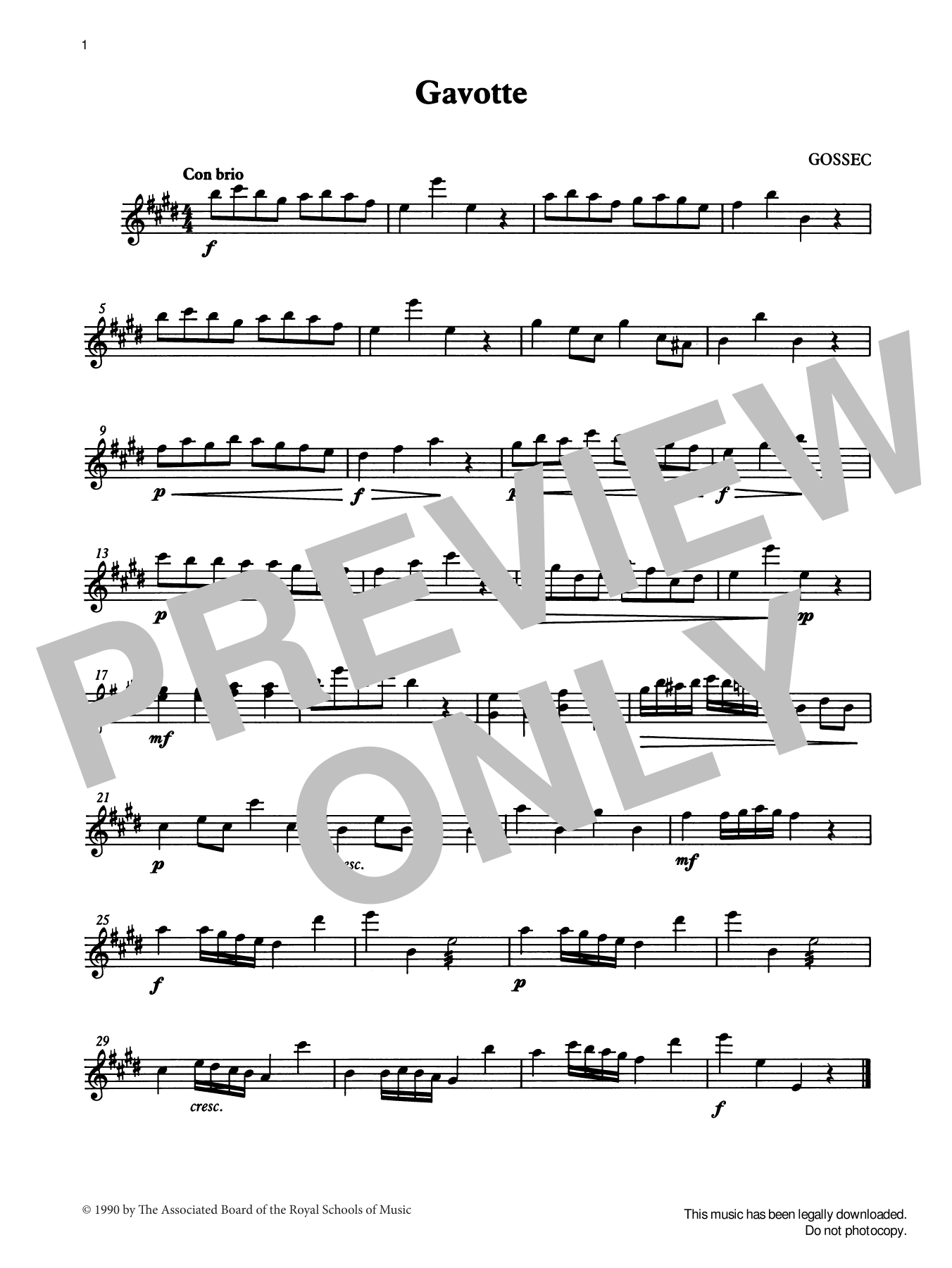 Learn to play F. J Gossec Gavotte from Graded Music for Tuned Percussion, Book II sheet music for Percussion Solo in minutes. Price: 4.4900$ F. J Gossec Gavotte from Graded Music for Tuned Percussion, Book II sheet music notes and chords arranged for Percussion Solo