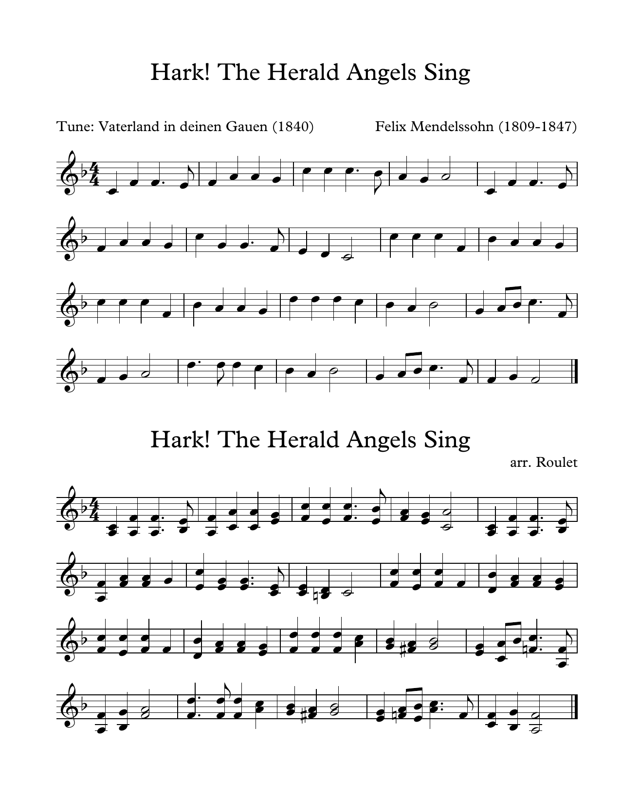 Learn to play Felix Mendelssohn Hark The Harold Angels Sing (arr. Patrick Roulet) sheet music for Marimba Solo in minutes. Felix Mendelssohn Hark The Harold Angels Sing (arr. Patrick Roulet) sheet music notes and chords. Download Printable PDF.