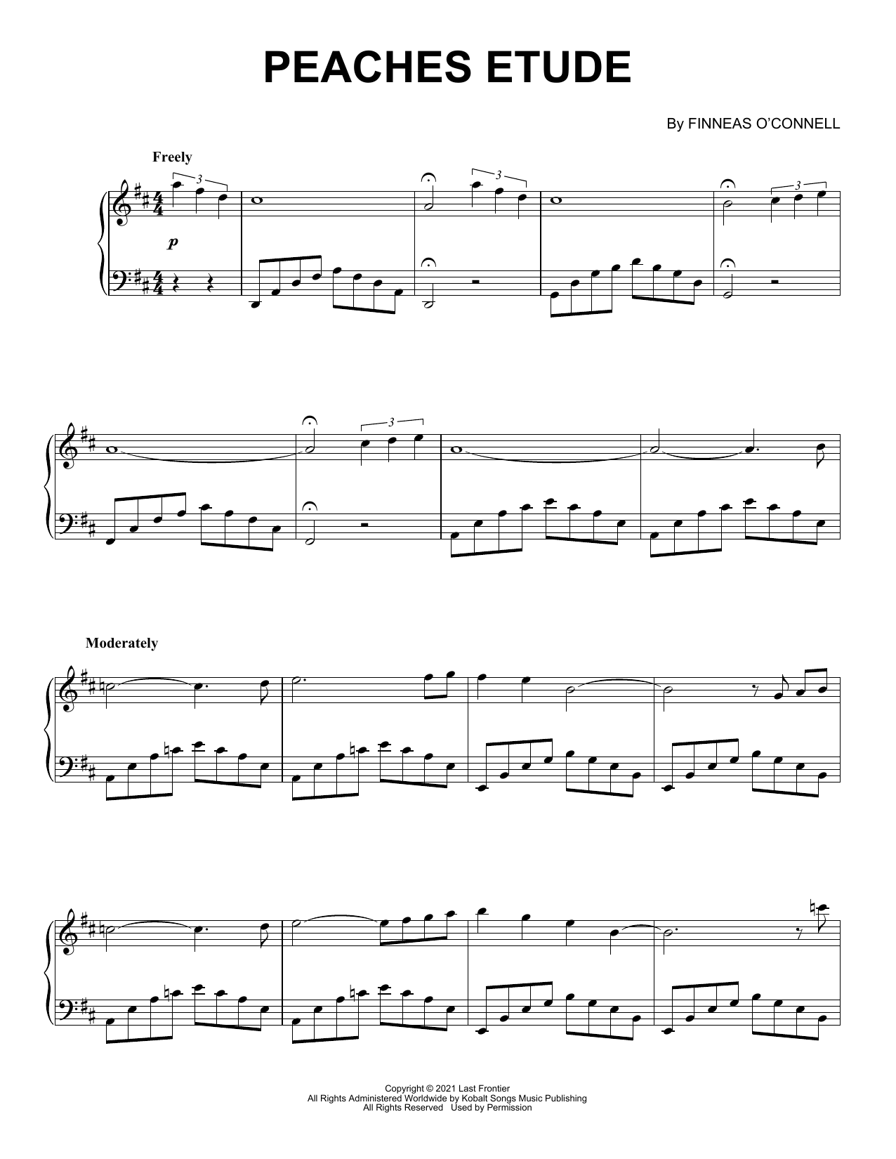 Peaches - Piano, Vocal, Guitar - Digital Sheet Music