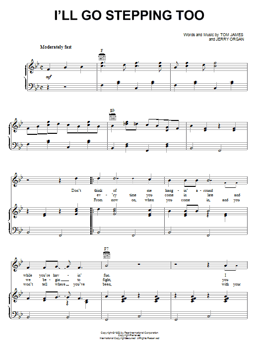 Learn to play Flatt & Scruggs I'll Go Stepping Too sheet music for Guitar Tab in minutes. Flatt & Scruggs I'll Go Stepping Too sheet music notes and chords. Download Printable PDF.