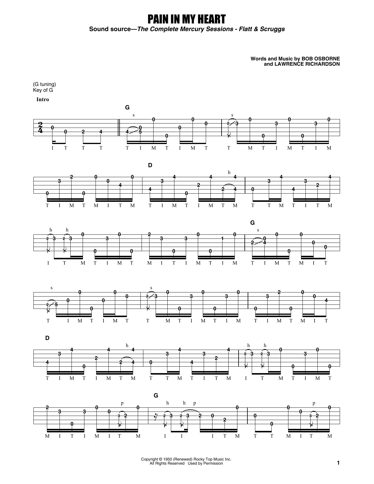Learn to play Flatt & Scruggs Pain In My Heart sheet music for Banjo Tab in minutes. Price: 7.8900$ Flatt & Scruggs Pain In My Heart sheet music notes and chords arranged for Banjo Tab