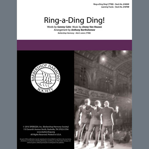 Forefront Ring-a-Ding Ding (arr. Anthony Bartholomew) Profile Image