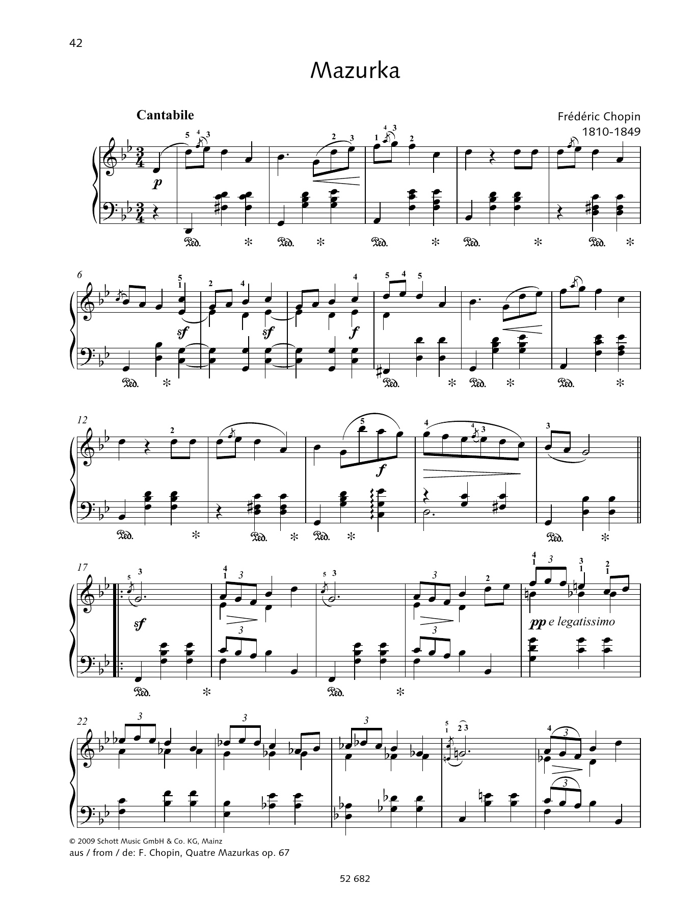 Learn to play Frédéric Chopin Mazurka in G minor sheet music for Piano Solo in minutes. Price: 6.9900$ Frédéric Chopin Mazurka in G minor sheet music notes and chords arranged for Piano Solo