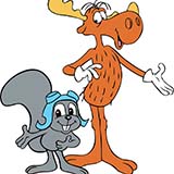 Download or print Frank Comstock Rocky & Bullwinkle Sheet Music Printable PDF 2-page score for Film/TV / arranged Piano, Vocal & Guitar Chords (Right-Hand Melody) SKU: 97225
