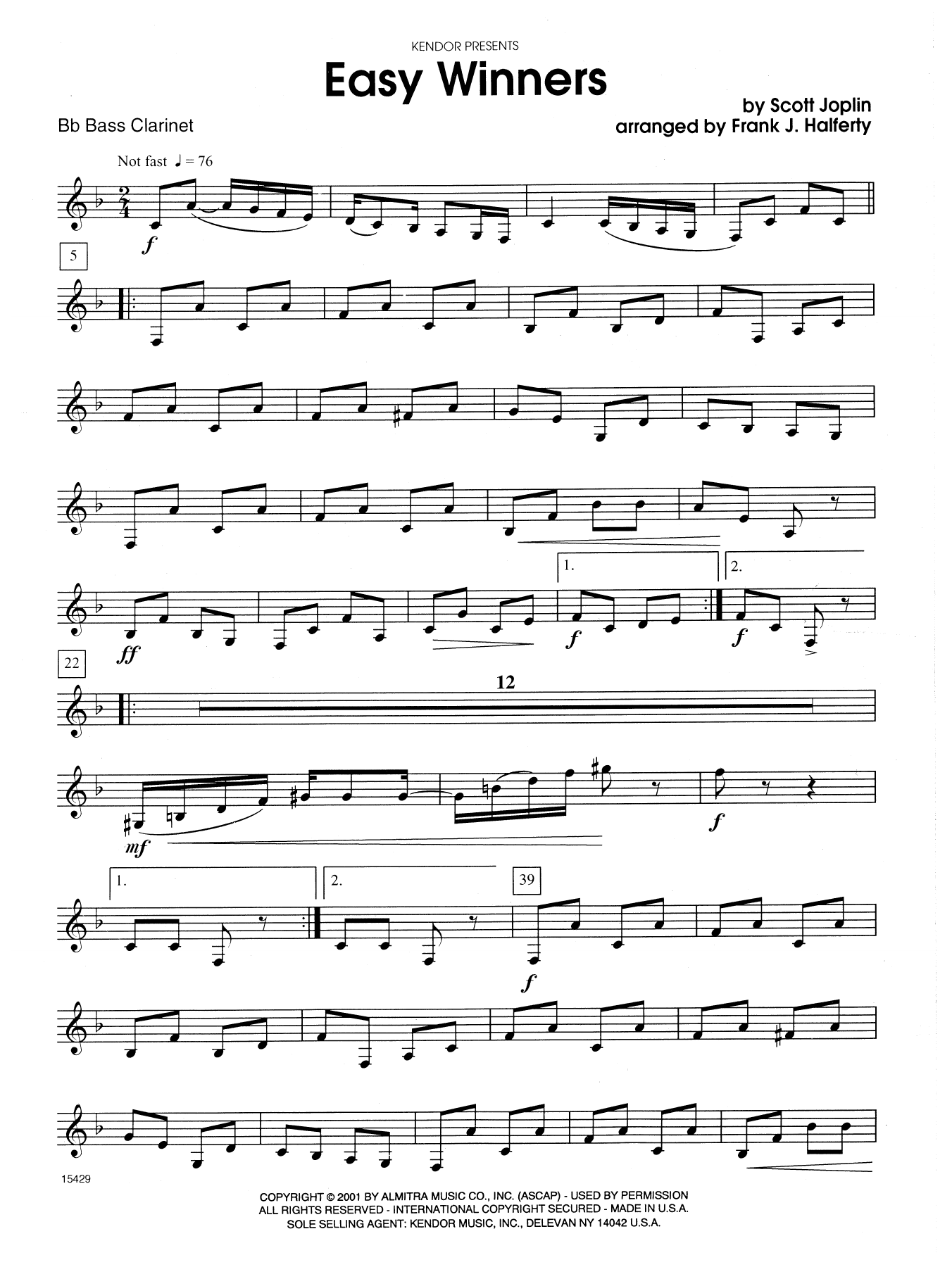 clarinet sheet music for beginners