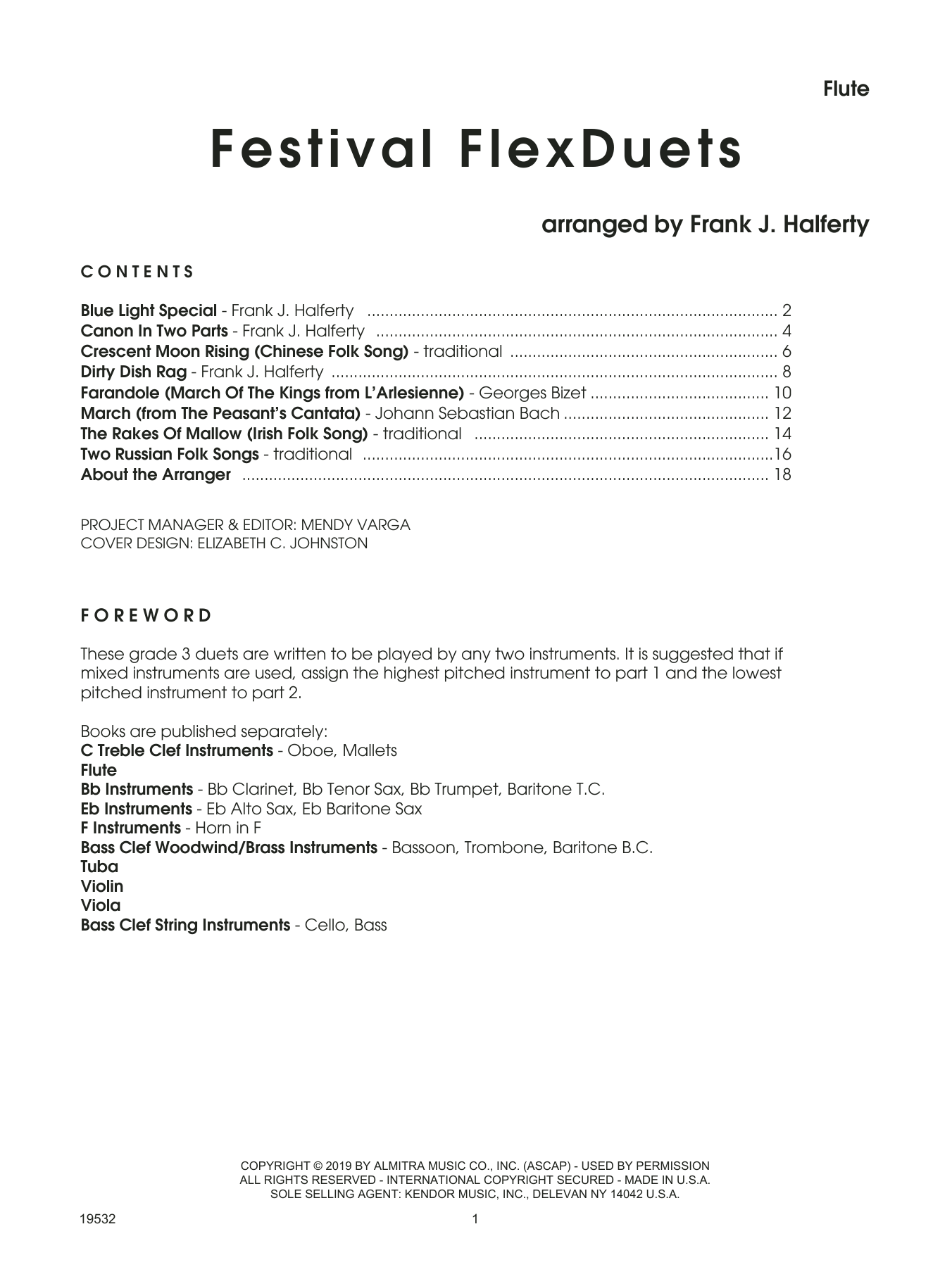 Learn to play Frank J. Halferty Festival FlexDuets - Flute sheet music for Woodwind Ensemble in minutes. Frank J. Halferty Festival FlexDuets - Flute sheet music notes and chords. Download Printable PDF.