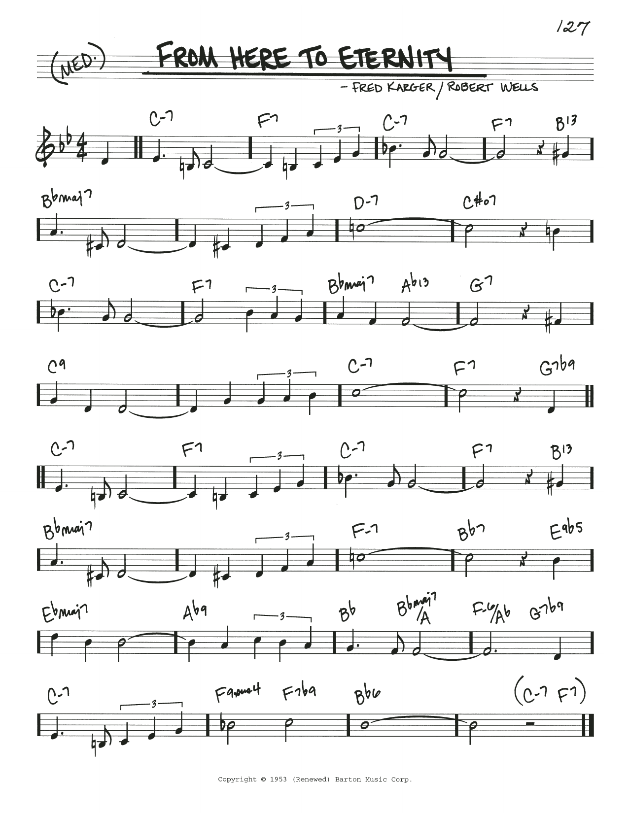 Learn to play Frank Sinatra From Here To Eternity sheet music for Real Book – Melody, Lyrics & Chords in minutes. Frank Sinatra From Here To Eternity sheet music notes and chords. Download Printable PDF.