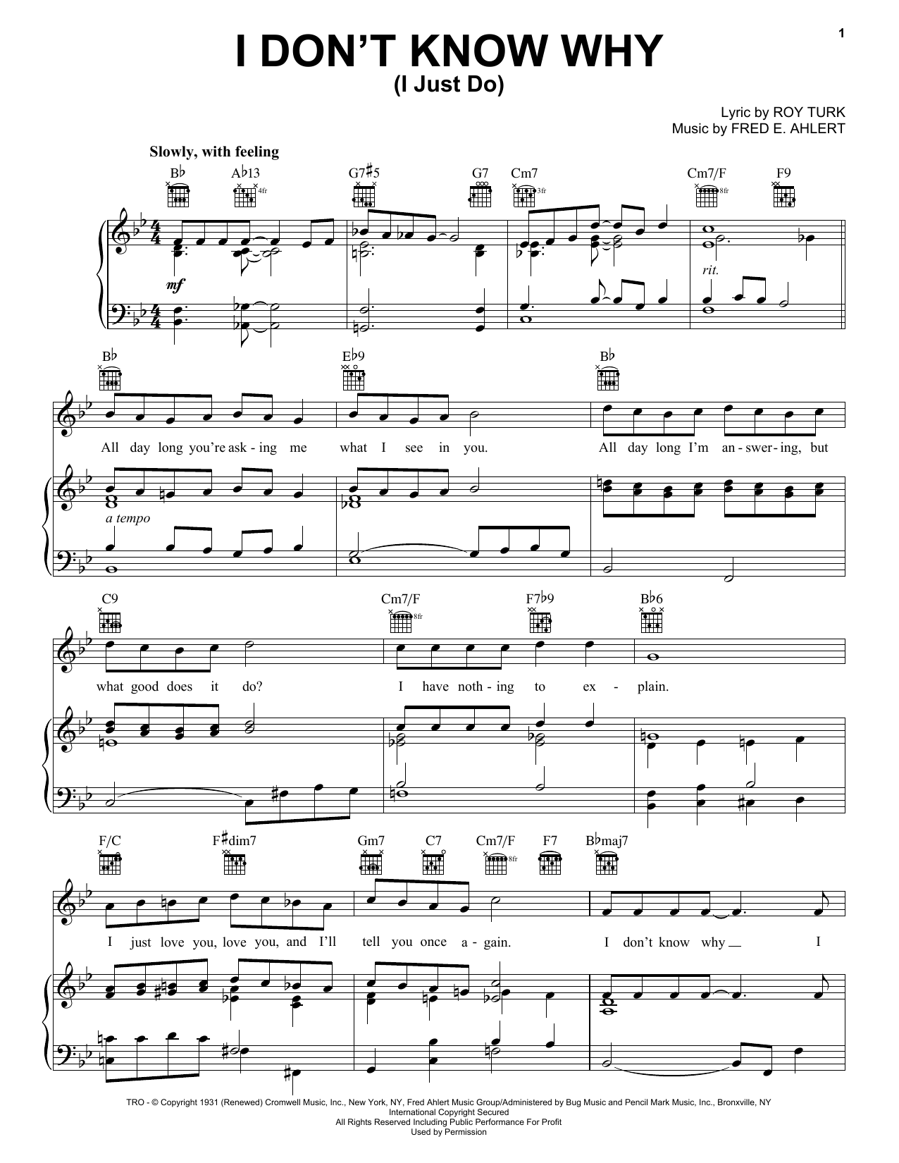 Learn to play Frank Sinatra I Don't Know Why (I Just Do) sheet music for Real Book – Melody, Lyrics & Chords in minutes. Frank Sinatra I Don't Know Why (I Just Do) sheet music notes and chords. Download Printable PDF.