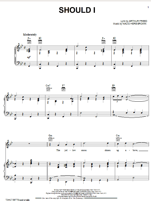Learn to play Frank Sinatra Should I sheet music for Piano, Vocal & Guitar (Right-Hand Melody) in minutes. Frank Sinatra Should I sheet music notes and chords. Download Printable PDF.