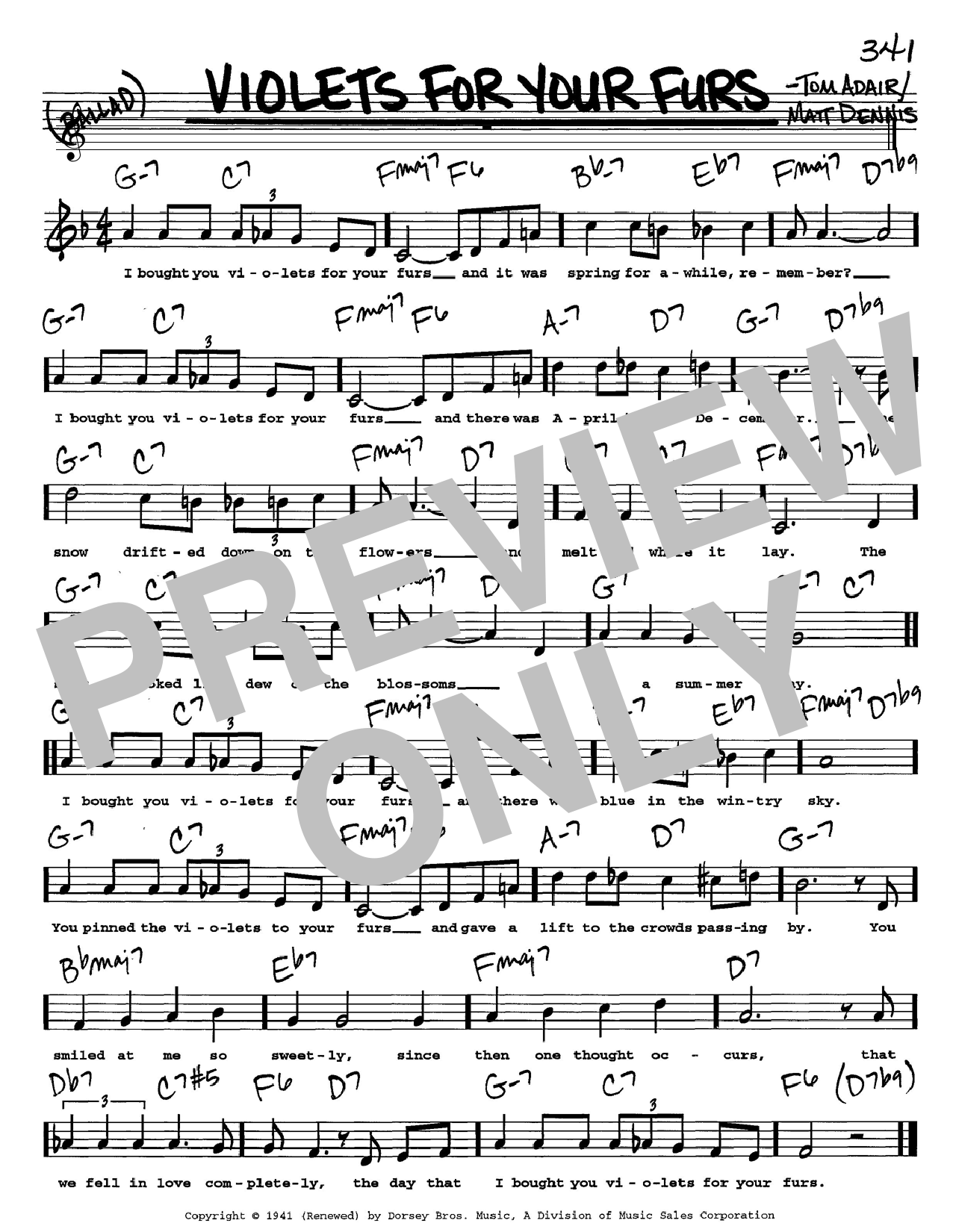 Learn to play Frank Sinatra Violets For Your Furs sheet music for Easy Lead Sheet / Fake Book in minutes. Price: 5.9900$ Frank Sinatra Violets For Your Furs sheet music notes and chords arranged for Easy Lead Sheet / Fake Book