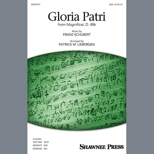 Franz Schubert Gloria Patri (from Magnificat, D. 486) (arr. Patrick M. Liebergen) Profile Image
