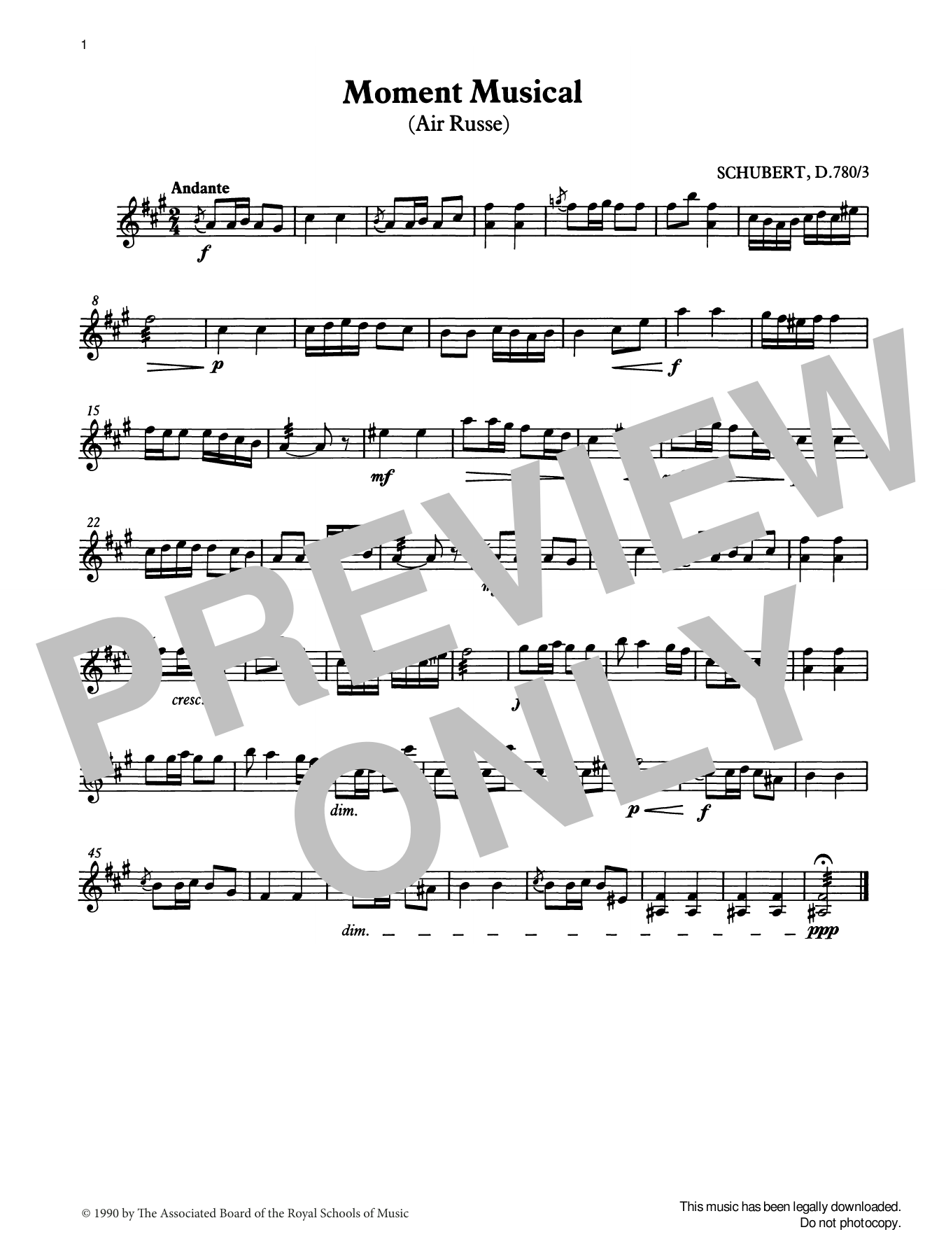 Learn to play Franz Schubert Moment Musical from Graded Music for Tuned Percussion, Book III sheet music for Percussion Solo in minutes. Price: 4.4900$ Franz Schubert Moment Musical from Graded Music for Tuned Percussion, Book III sheet music notes and chords arranged for Percussion Solo